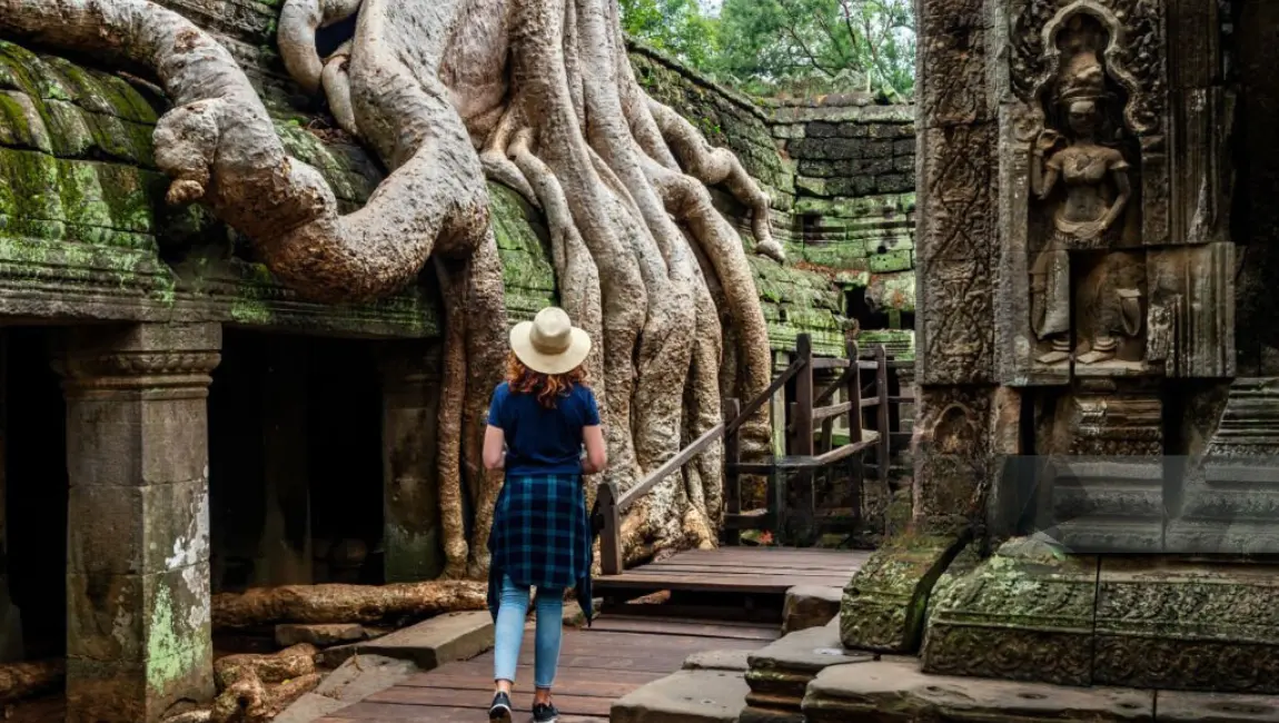 Temple at Angkor Cambodia