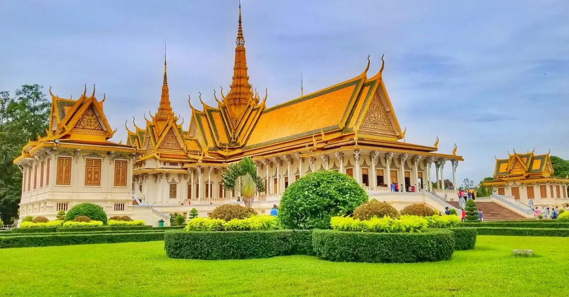 Khmer-style royal palace Cambodia