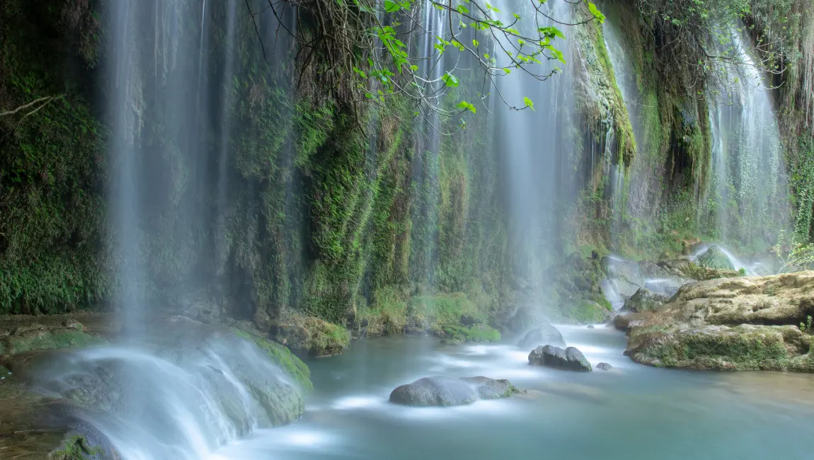 Kursunlu Waterfalls in Turkey