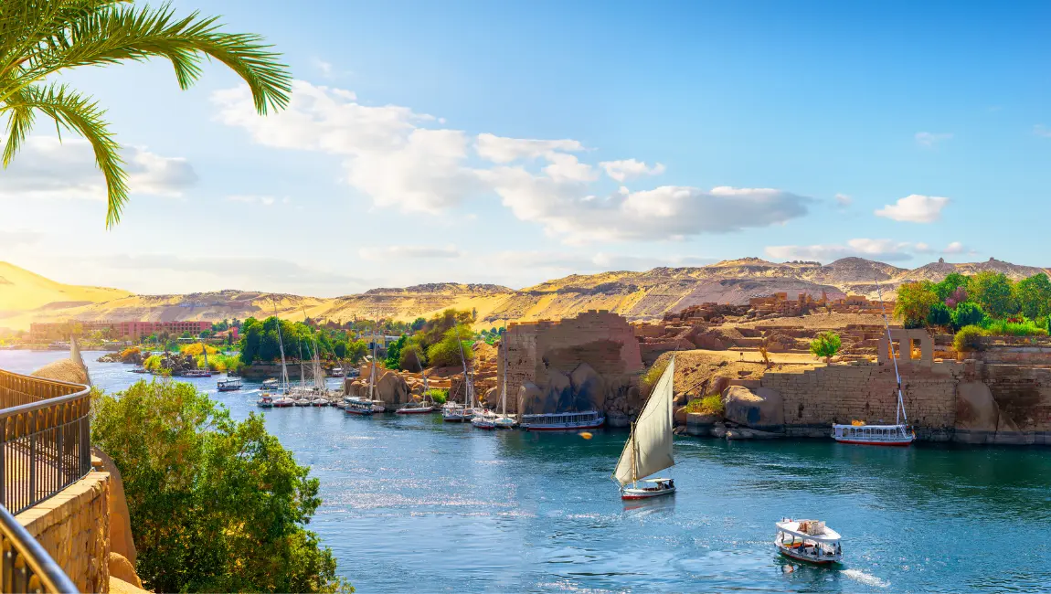 Nile River Aswan Egypt