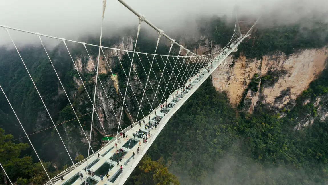 shilinxia glass bridge China